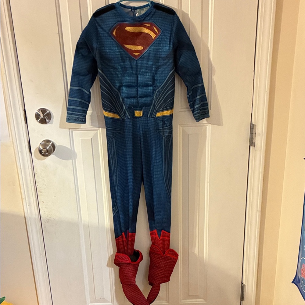 Superhero Superman Kids Costume - Blue and Red